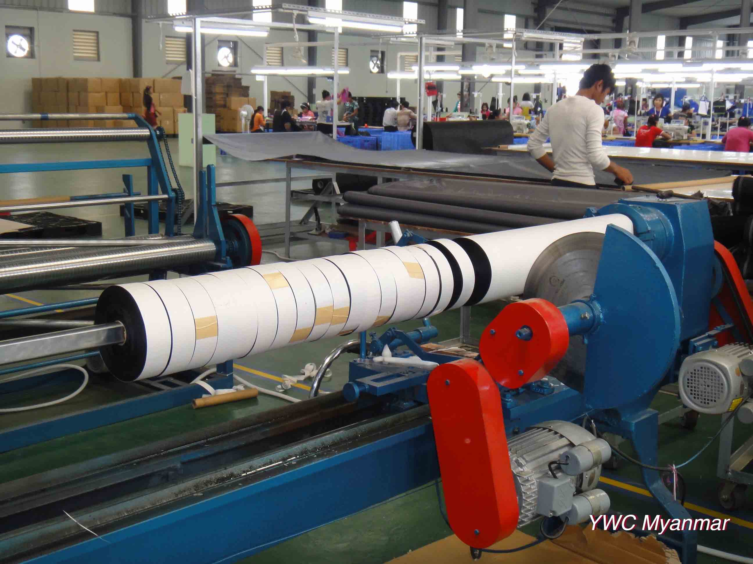 15 Myanmar Factory 04 (Cut Binding machine) (2015-01)